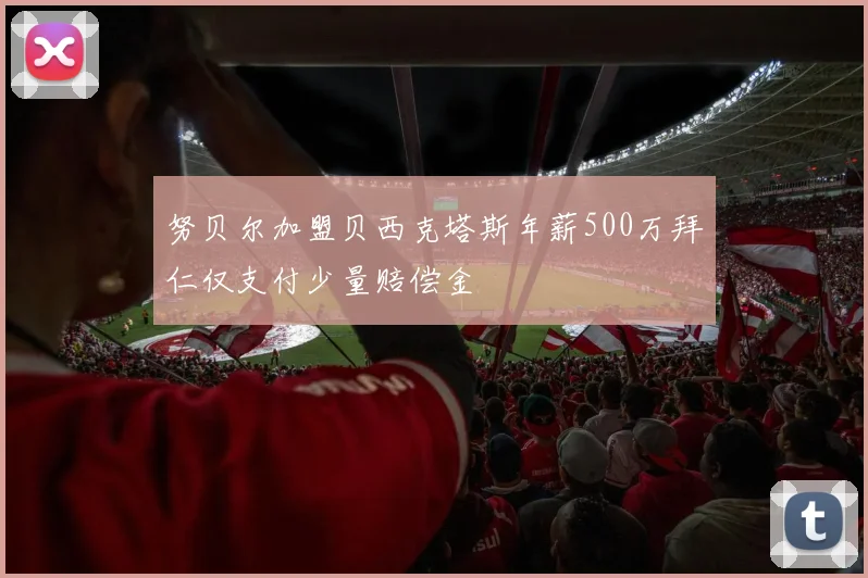 努贝尔加盟贝西克塔斯年薪500万拜仁仅支付少量赔偿金